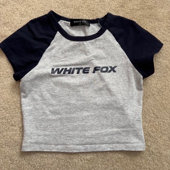 Tops - Gray and Black Raglan Tee